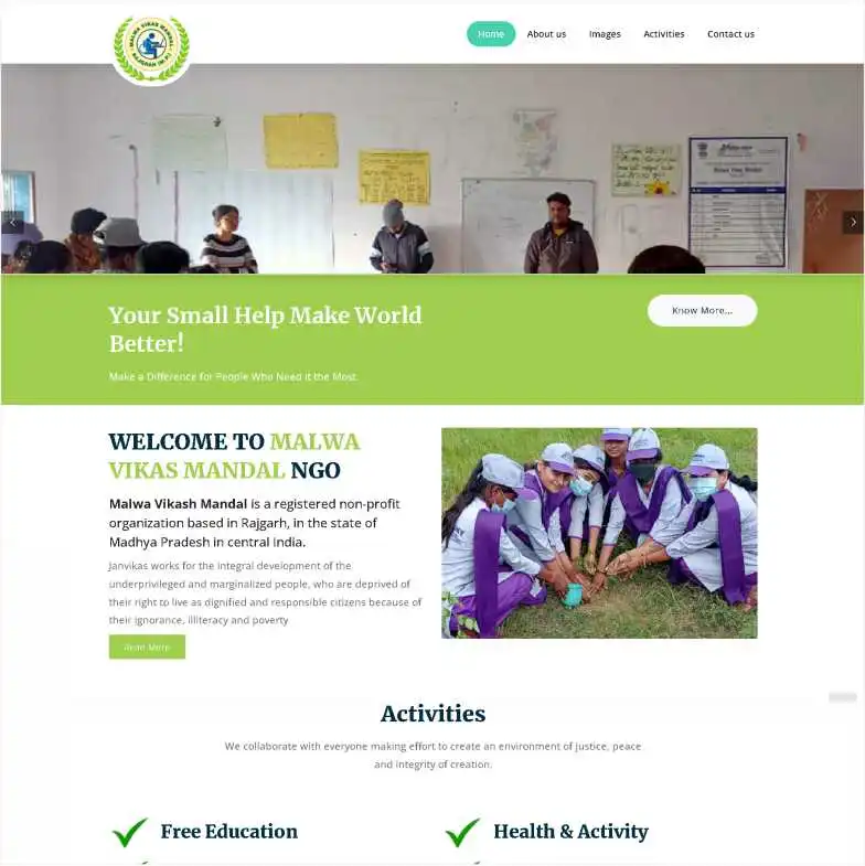 Top ngo website design company 